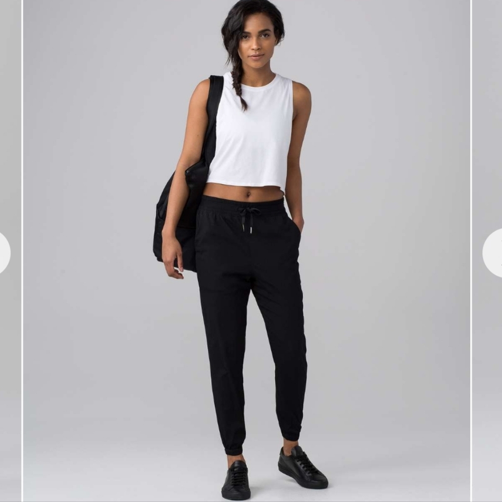 lululemon athletica Black In-Depth Jogger Pants